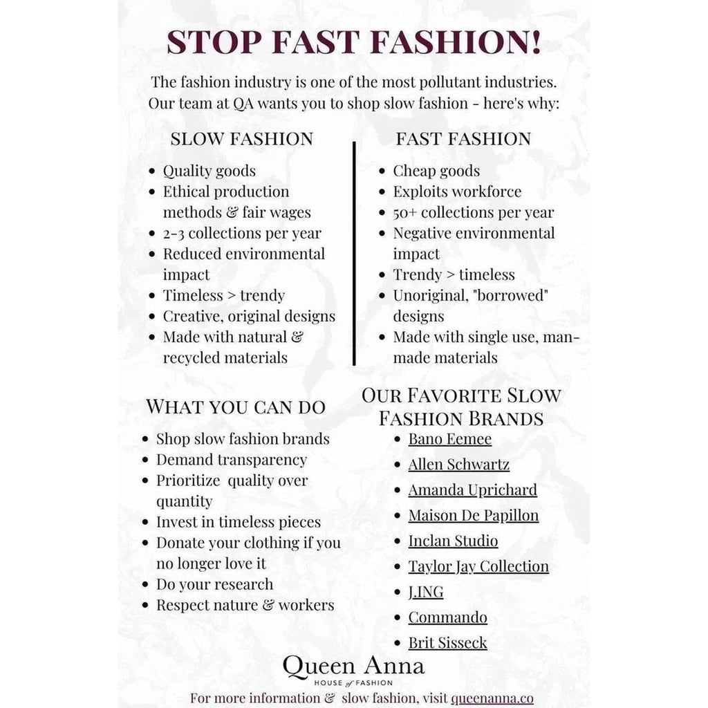 Queen Anna Presents: Conscious Consumerism - Fast Fashion