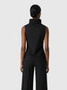 Article X Veiled Turtleneck Top