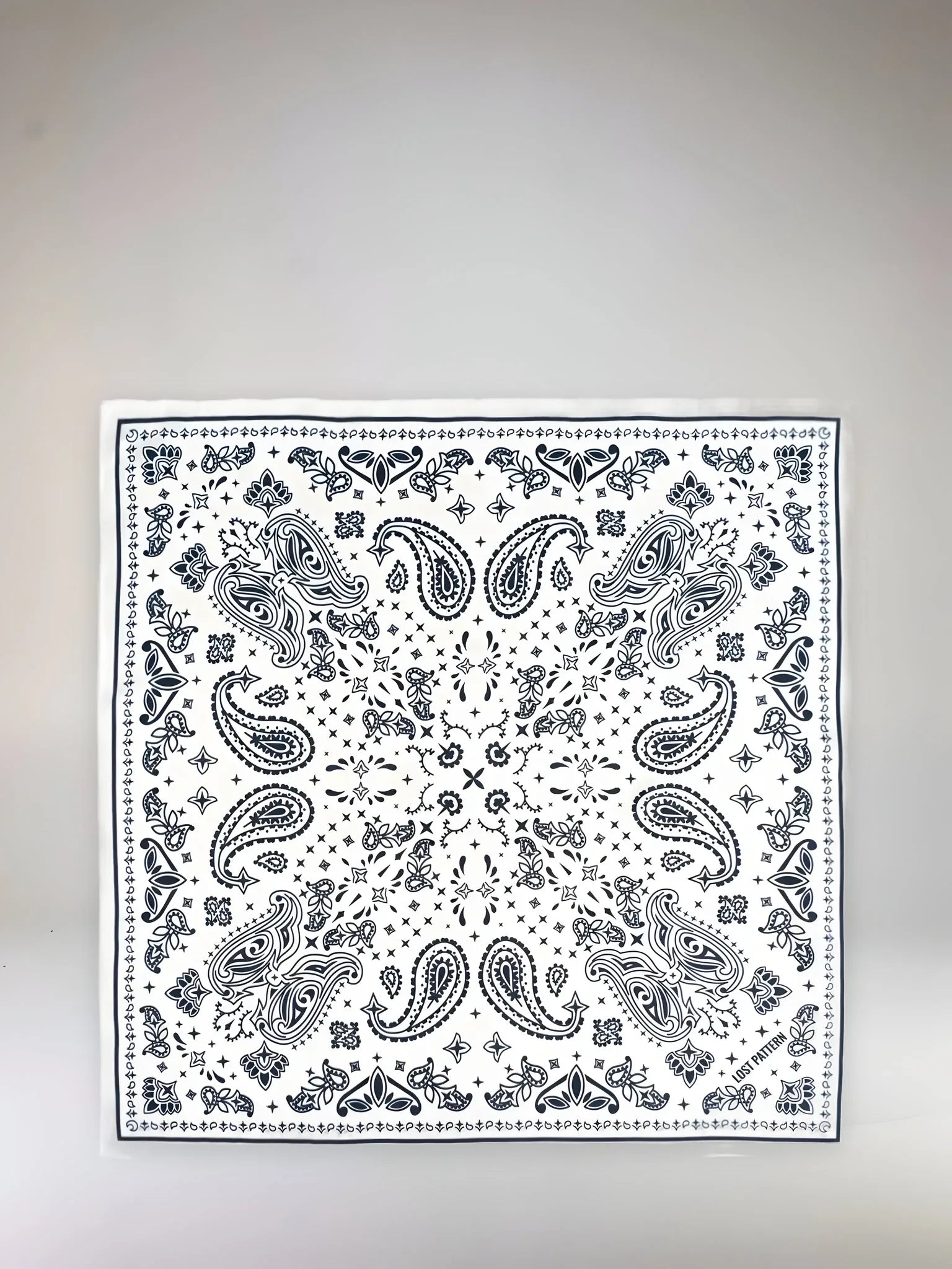 Lost Pattern NYC Paisley Silk Bandana Scarf - Queen Anna House of Fashion