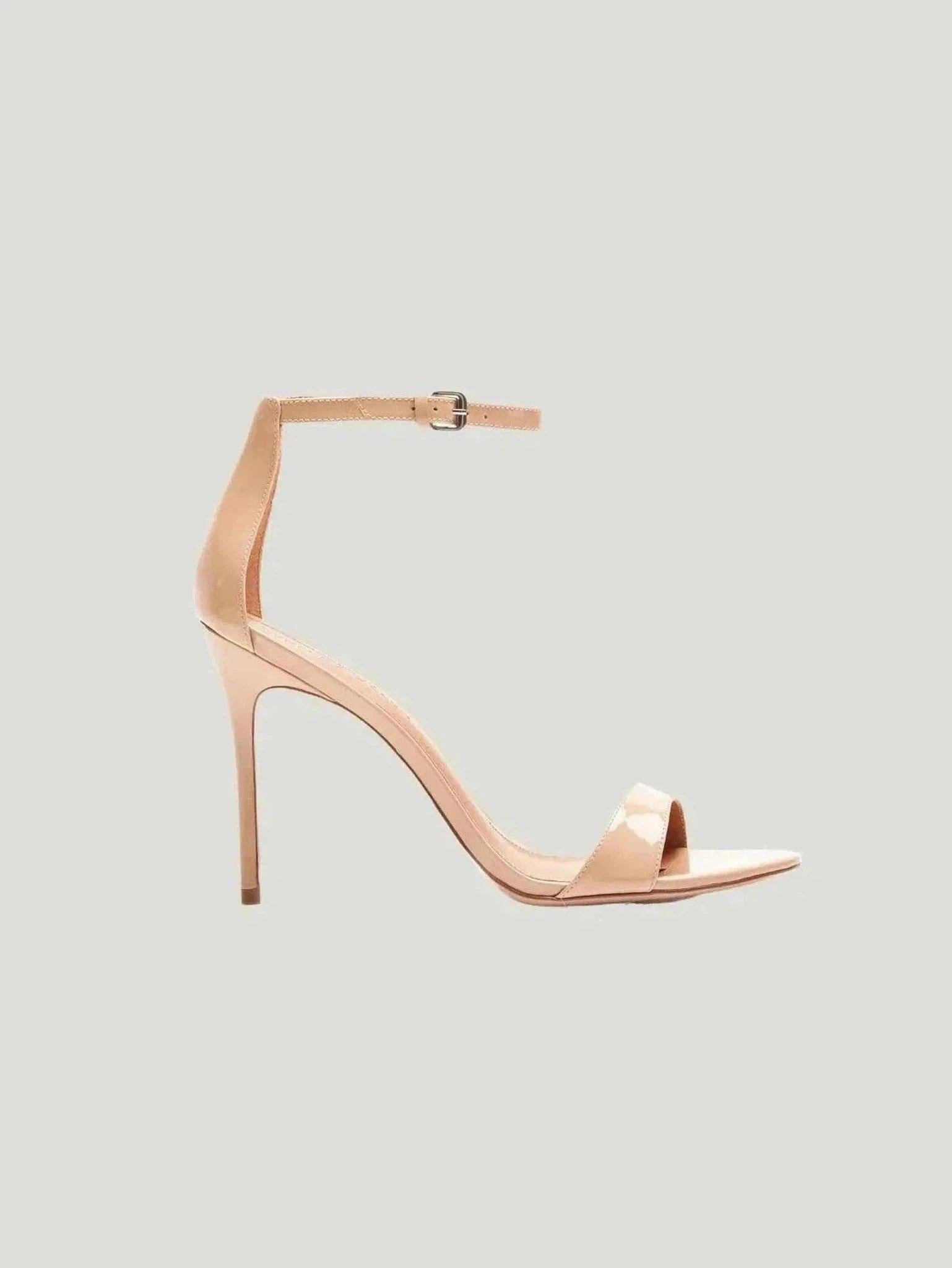 REBECCA ALLEN Nude Two Strap Sandals - Queen Anna House of Fashion