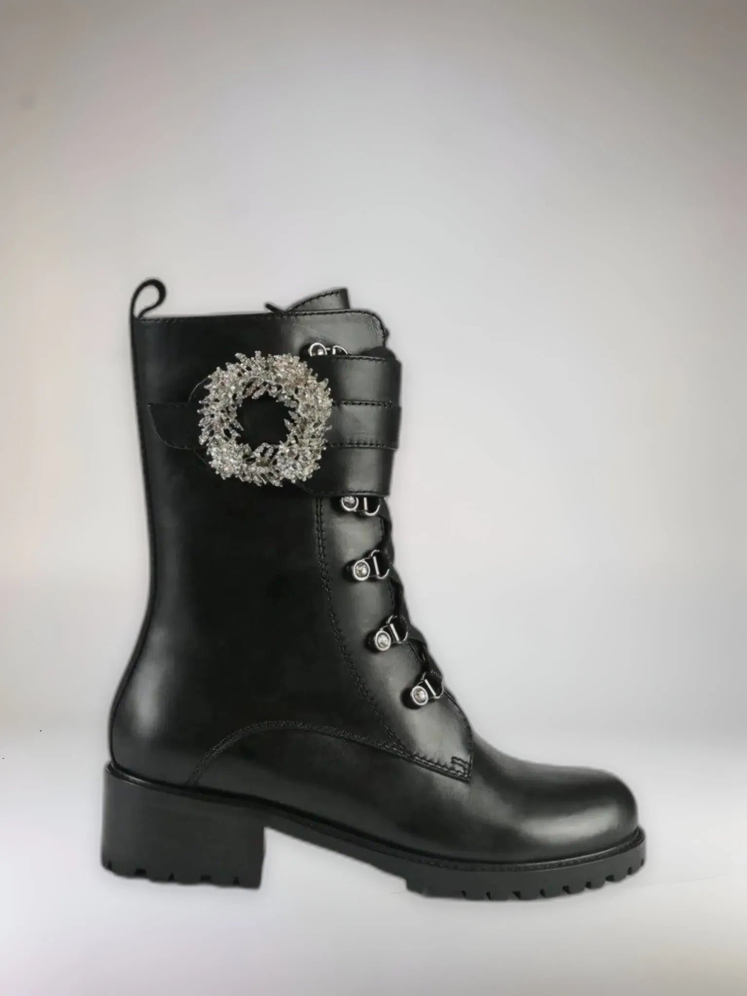 Allegra James Win Combat Boots - Queen Anna House of Fashion