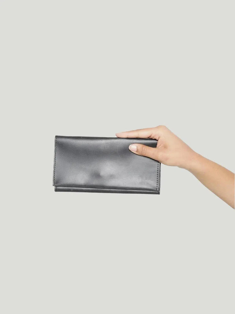 ABLE Debre Minimal Wallet - Accessories, Black, Brown, Eco-Conscious Brand, Handbags, Leather, Philanthropic Brand, Wallet, Wome - Luxury Women's Fashion at Queen Anna House of Fashion