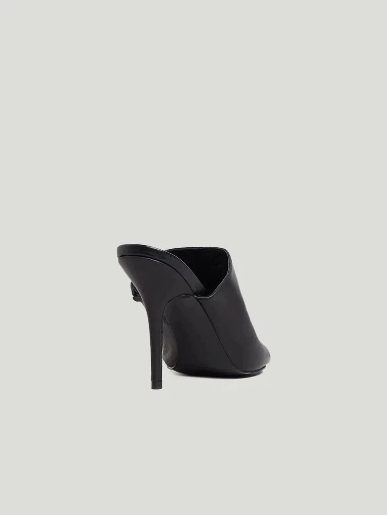 ALIAS MAE Xander Heels - 36/Shoes, Black, Heels, Leather, Mules, Philanthropic Brand, Sale, Sandals, Shoes, Special Occasion - Luxury Women's Fashion at Queen Anna House of Fashion