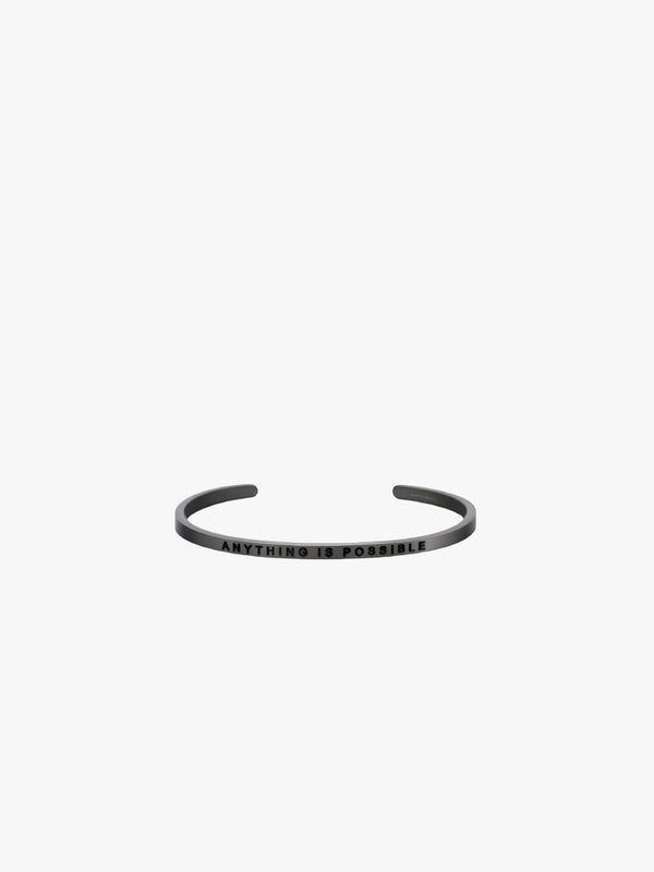 ANYTHING IS POSSIBLE MantraBand Bracelet - Silver - Queen Anna House of Fashion