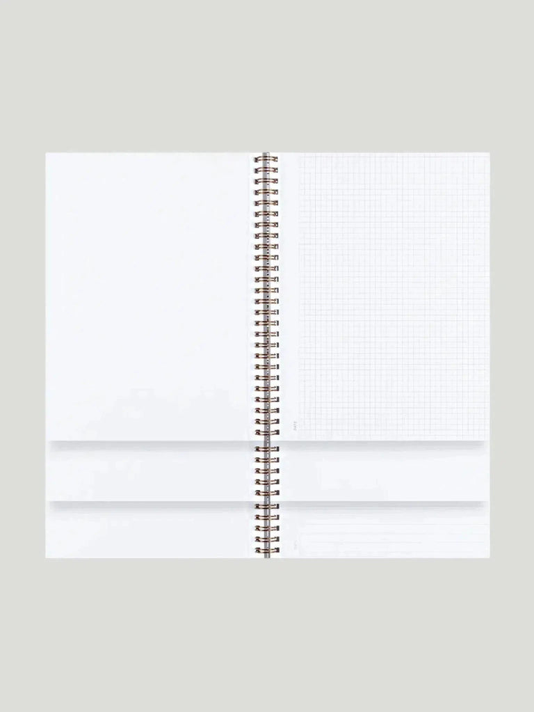 APPOINTED GRID Workbook Notebook - Small Goods, Stationery, Tan, US Based Brand, US Owned Brand, Women Owned Brand - Luxury Women's Fashion at Queen Anna House of Fashion