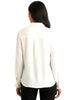 Aaron & Amber Aaron & Amber Quinn Classic Bow Tie Blouse in OFF WHITE / BLACK - Top | Queen Anna House of Fashion Women's Luxury Fashion