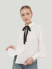 Aaron & Amber Quinn Classic Bow Tie Blouse