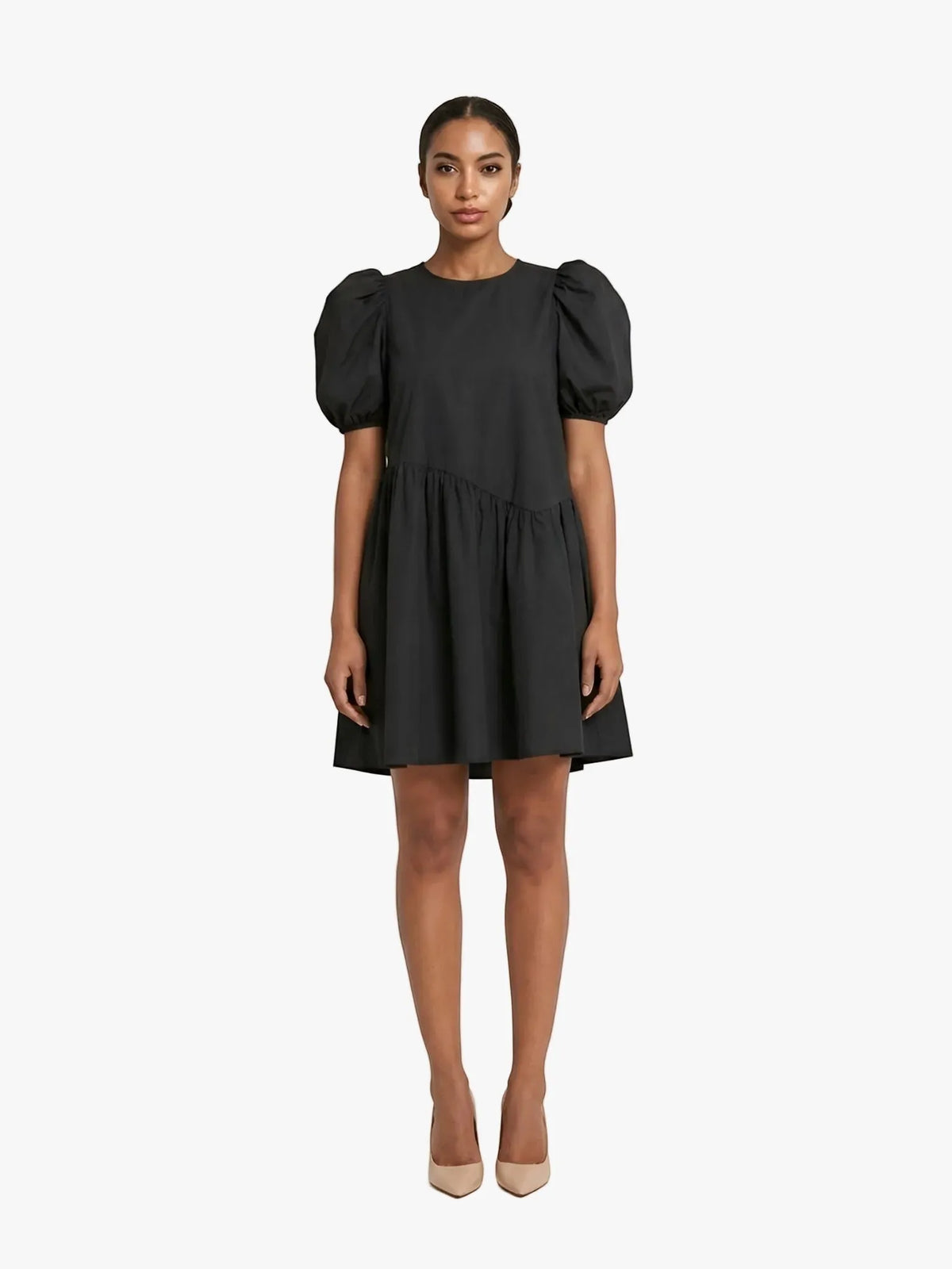 Aaron & Amber Aaron & Amber Voluminous Dress in Black - Dress | Queen Anna House of Fashion Women's Luxury Fashion