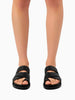 Alohas Alohas Harllow Black Leather Sandals in Black - Shoes | Queen Anna House of Fashion Women's Luxury Fashion