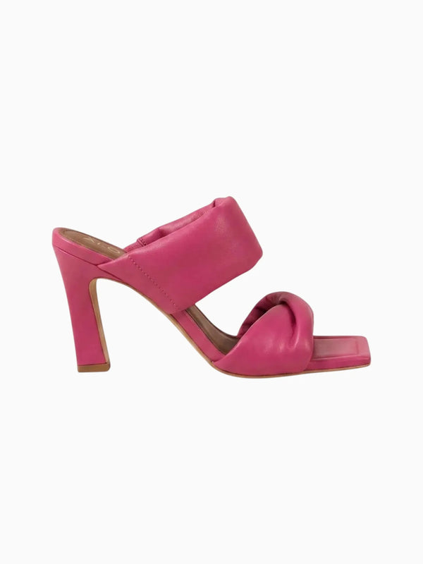 Alohas Alohas Twist Strap Magenta Leather Sandals in Magenta - Shoes | Queen Anna House of Fashion Women's Luxury Fashion