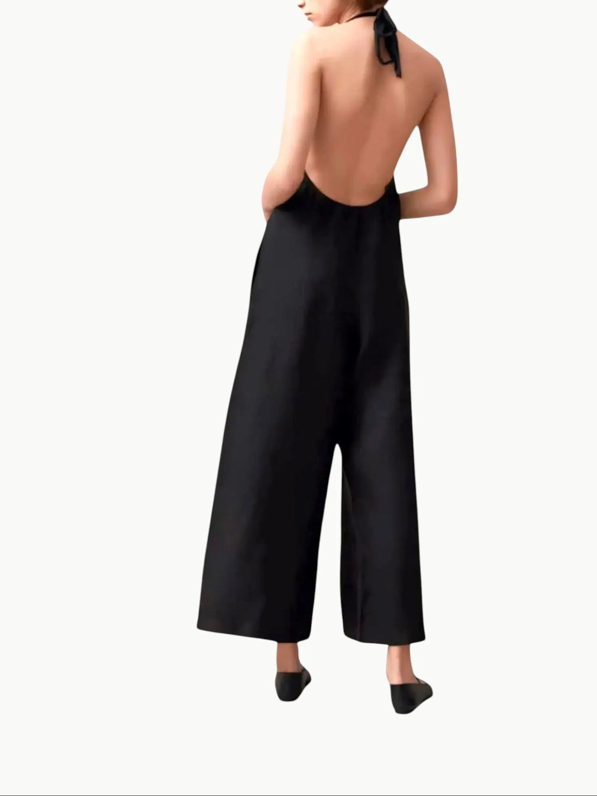 Alohas Alohas Yona Black Jumpsuit in Black - Bottom | Queen Anna House of Fashion Women's Luxury Fashion