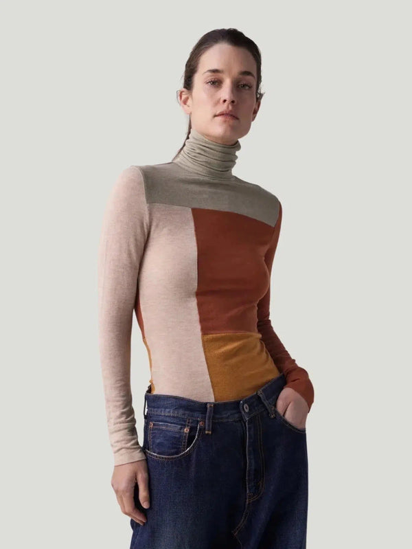 Amente Wool Blend Knit Turtleneck - Eco-Conscious Brand, Everyday Wear, l, Long Sleeve, m, New Arrivals, s, Tops, Turtlenecks, Women Own - Luxury Women's Fashion at Queen Anna House of Fashion