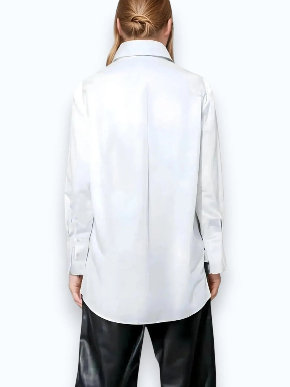 Article X Article X The Wrap Button Down Shirt in XS - Top | Queen Anna House of Fashion Women's Luxury Fashion