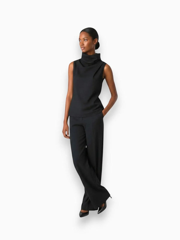 Article X Article X Veiled Turtleneck Top in XL - Top | Queen Anna House of Fashion Women's Luxury Fashion