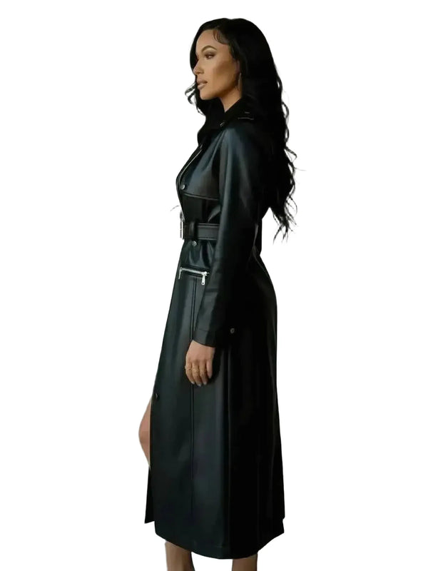 Azalea Wang BUTTERCUP Trench Coat-Azalea Wang-Queen Anna House of Fashion