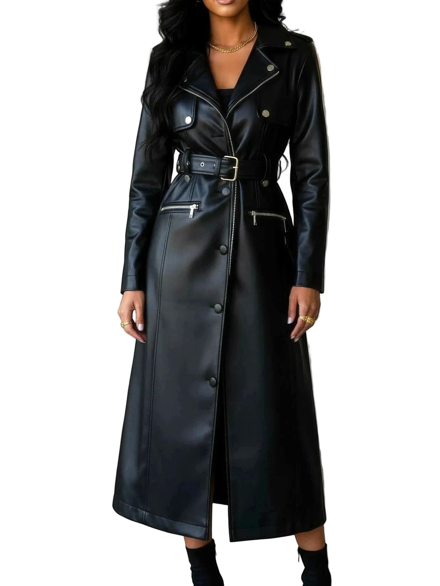 Azalea Wang Azalea Wang BUTTERCUP Trench Coat in S - Outerwear | Queen Anna House of Fashion Women's Luxury Fashion