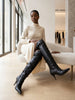 Azalea Wang HALINA Blacksnake Over The Knee Boot-Azalea Wang-Queen Anna House of Fashion