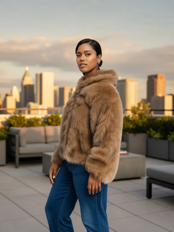 Azalea Wang Azalea Wang SUGAR Teddy Bear Coat in S - Outerwear | Queen Anna House of Fashion Women's Luxury Fashion