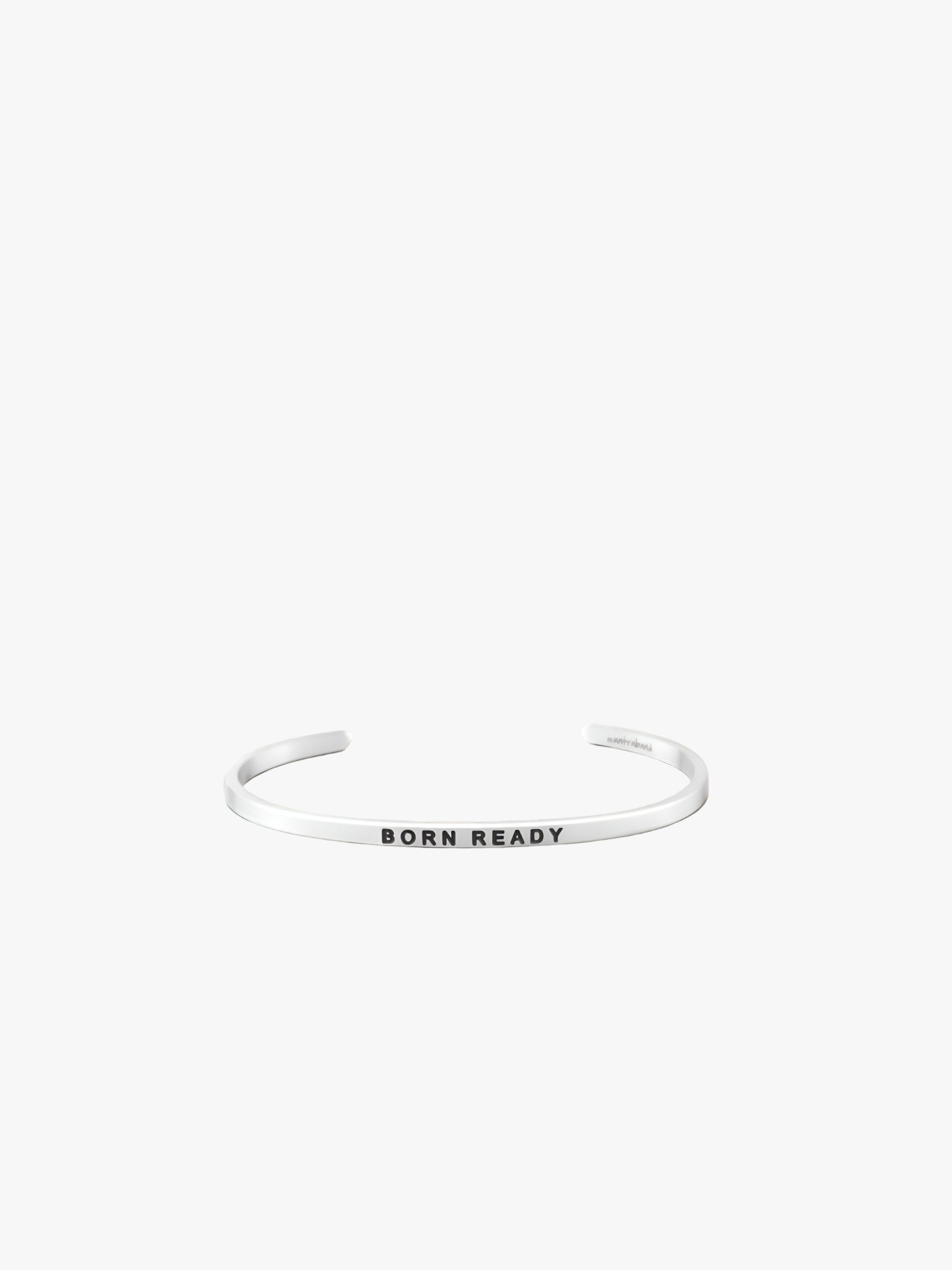 BORN READY MantraBand Bracelet - Silver - Queen Anna House of Fashion