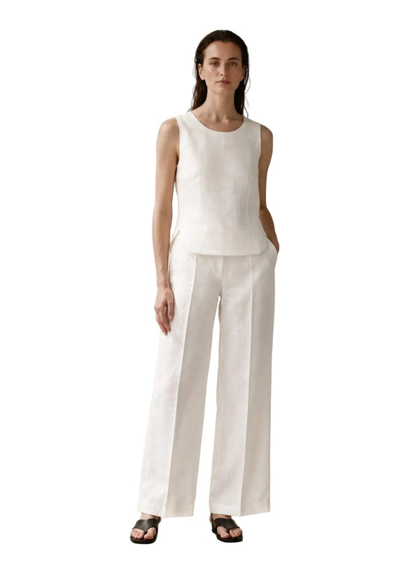 BYNIUMAAL BYNIUMAAL Ibiza Top in White - Top | Queen Anna House of Fashion Women's Luxury Fashion