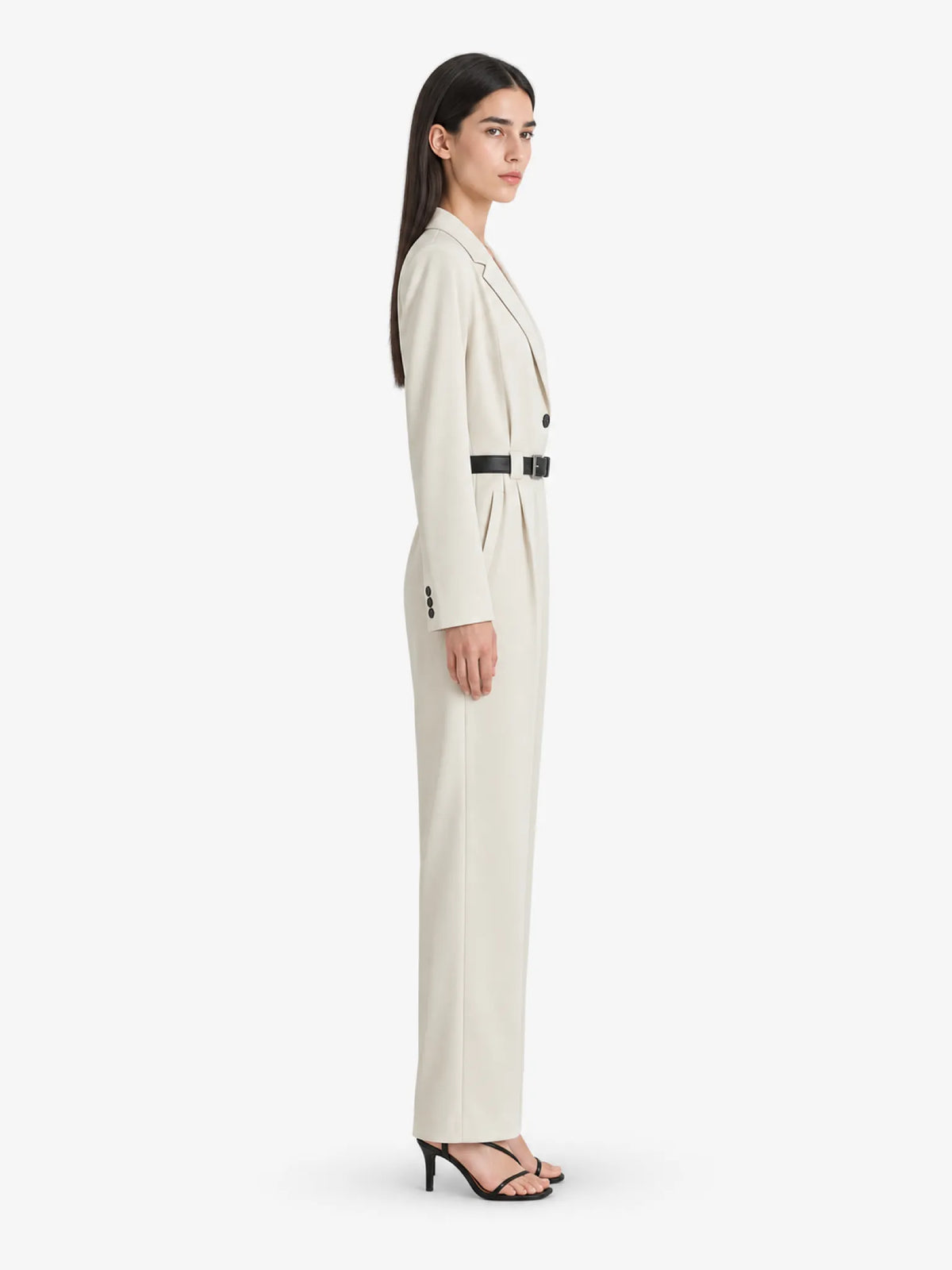 BYNIUMAAL BYNIUMAAL Kala Jumpsuit in Cream - Jumpsuit | Queen Anna House of Fashion Women's Luxury Fashion