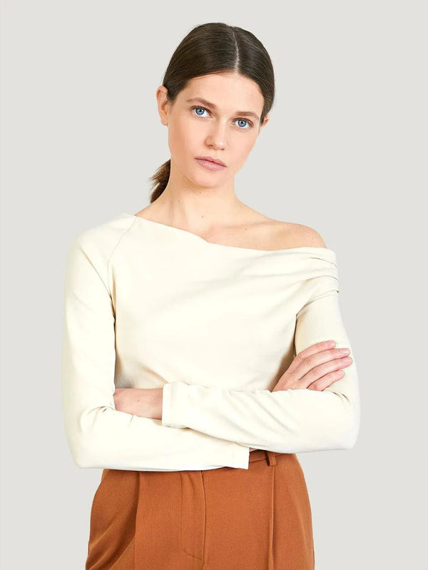 BYNIUMAAL Murat Blouse - Black, Blouse, Cream, Eco-Conscious Brand, l, Long Sleeve, m, New Arrivals, s, S/S'23, Tops, Women O - Luxury Women's Fashion at Queen Anna House of Fashion