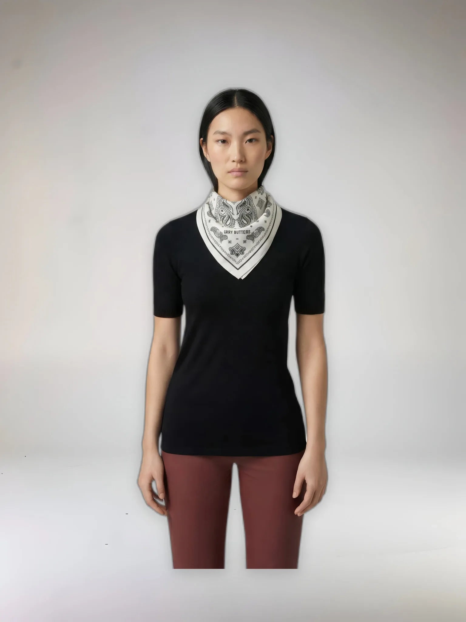 Lost Pattern NYC Paisley Silk Bandana Scarf - Queen Anna House of Fashion