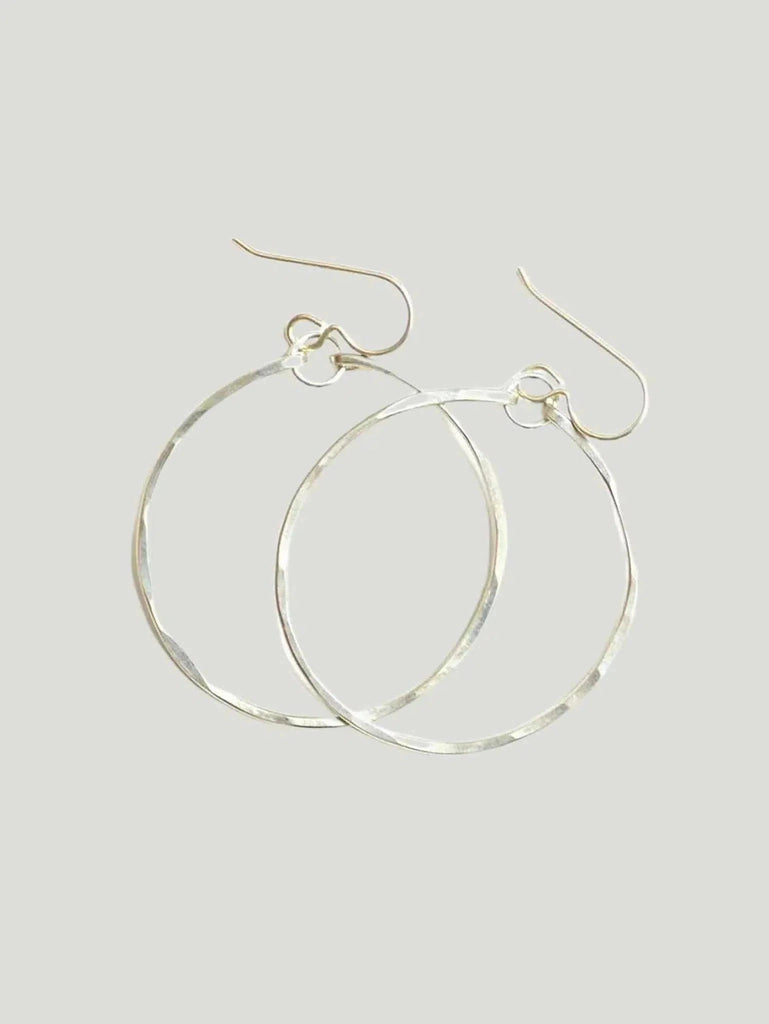 Bent by Courtney Hammered Hoops
