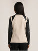 Blanc Noir Blanc Noir Drape Front Jacket in Taupe - Outerwear | Queen Anna House of Fashion Women's Luxury Fashion
