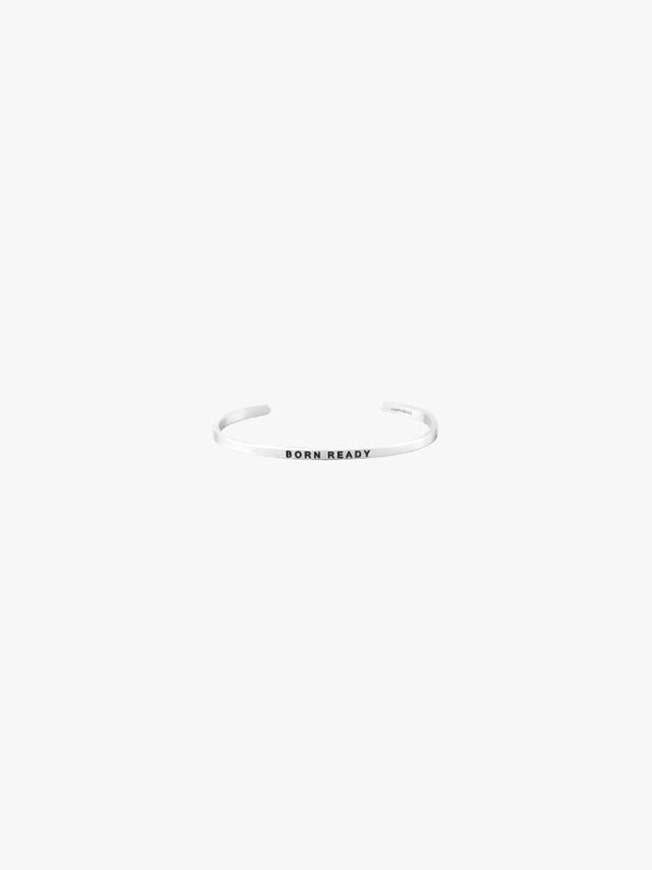 BORN READY MantraBand Bracelet - Silver - Queen Anna House of Fashion