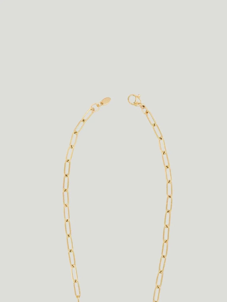 Brenda Grands Jewelry Aspen Initial Necklace - Accessories, Eco-Conscious Brand, F/W'22, Gold, Jewelry, Necklaces, Philanthropic Brand, Women Owned - Luxury Women's Fashion at Queen Anna House of Fashion