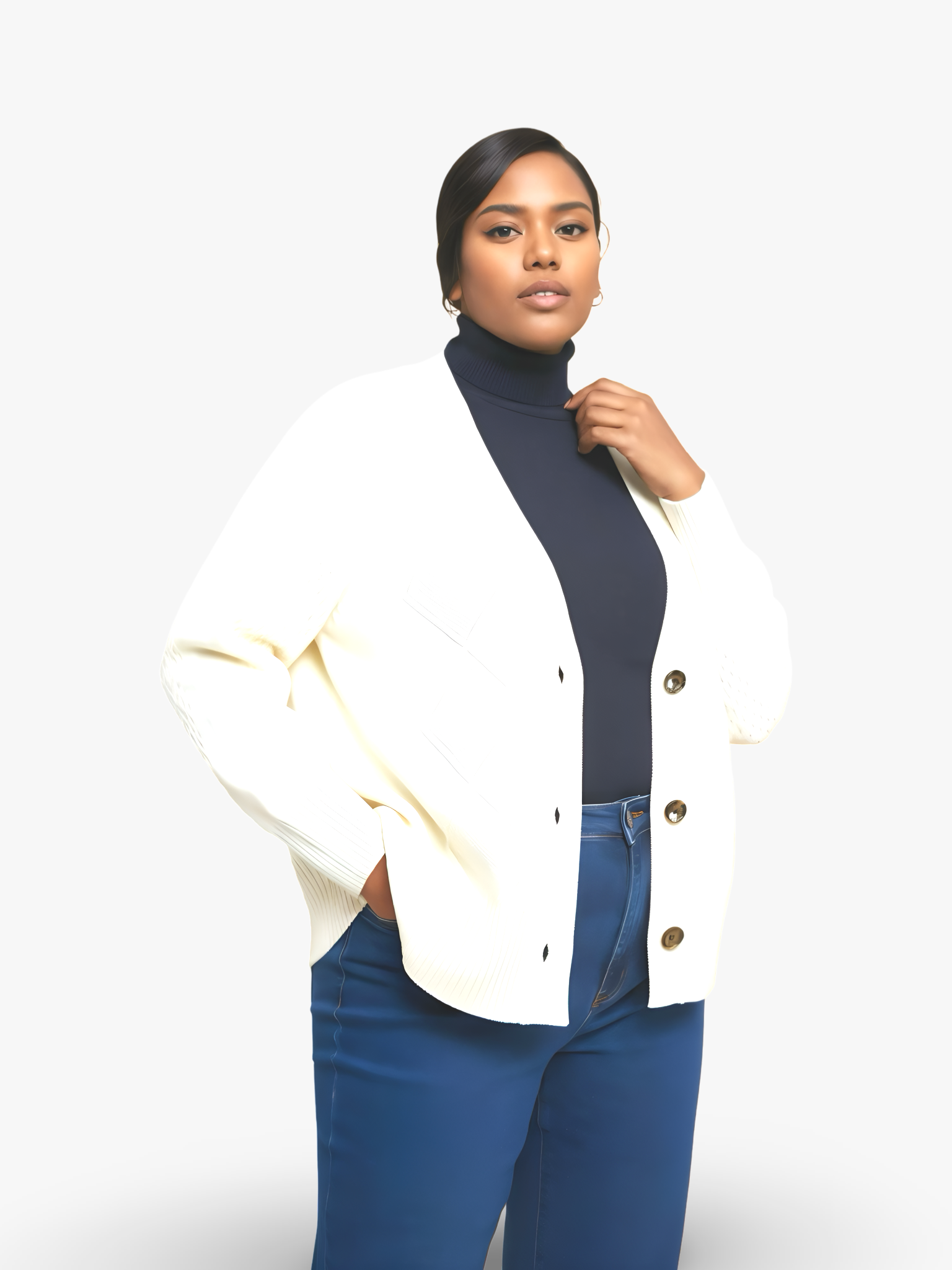 Universal Standard Cable Knit Cardigan