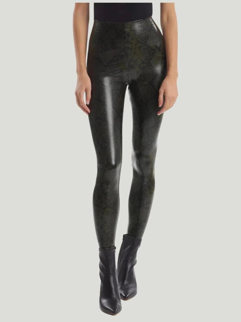 COMMANDO Faux Leather Leggings - Bottoms, Burgundy, Everyday Wear, F/W'22, Green, l, Leggings, m, New Arrivals, Pants, s, Vegan Leath - Luxury Women's Fashion at Queen Anna House of Fashion