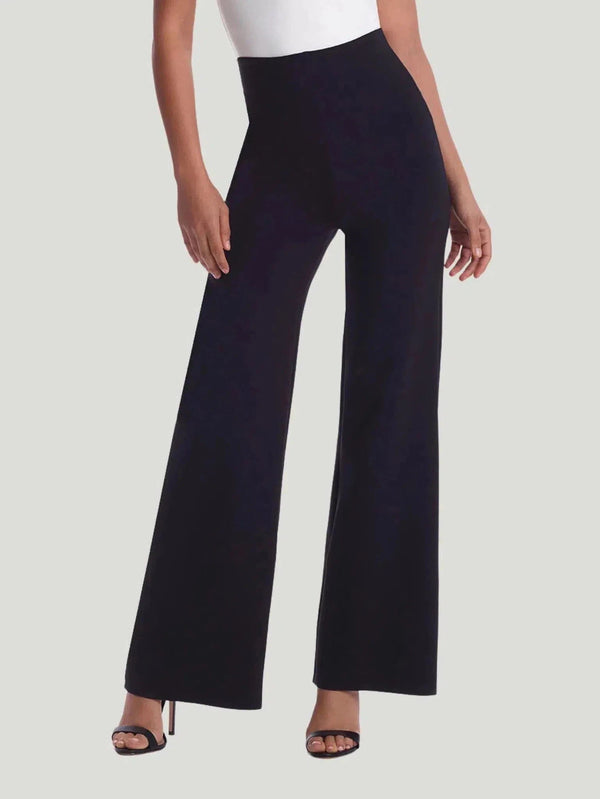 COMMANDO Neoprene Wide Leg Pant - Black, Bottoms, Everyday Wear, F/W'22, Knit, l, m, New Arrivals, Pants, Philanthropic Brand, s, Stre - Luxury Women's Fashion at Queen Anna House of Fashion