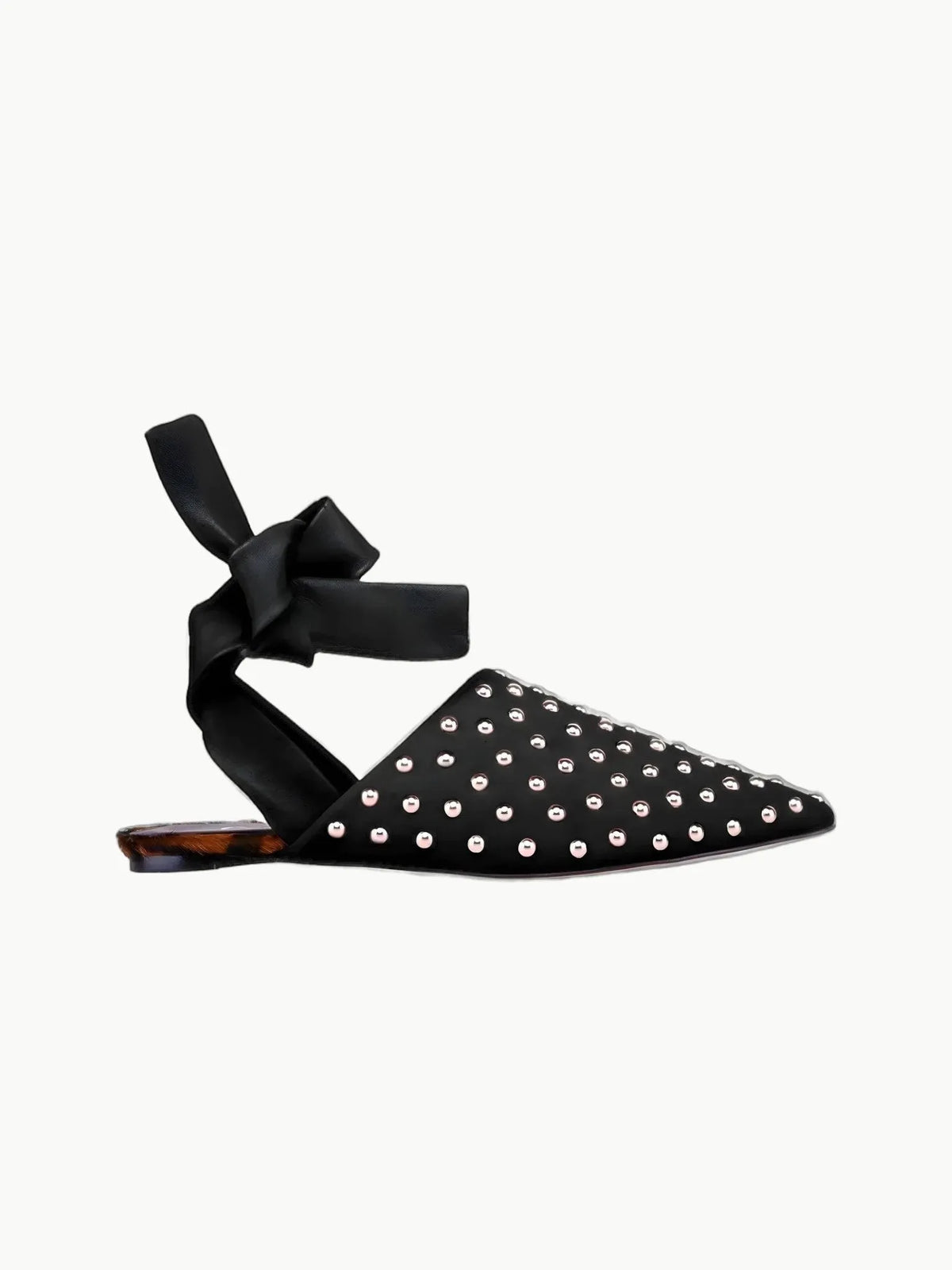 Carrano Carrano Mule Ankle Strap Leather Sandal in Black - Shoes | Queen Anna House of Fashion Women's Luxury Fashion