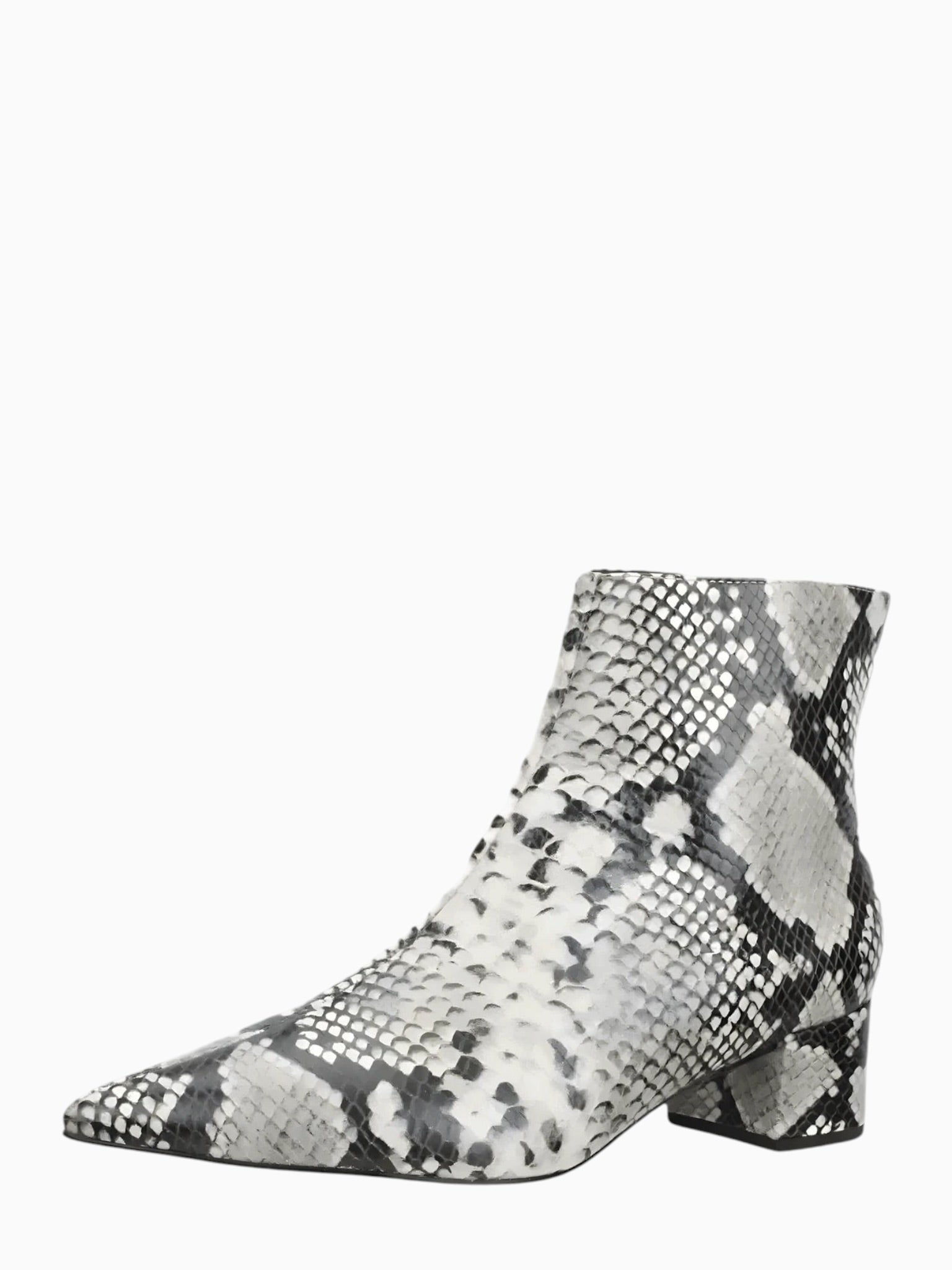 Carrano Python Embossed Leather Bootie