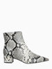 Carrano Carrano Python Embossed Leather Bootie in 7/US - Shoes | Queen Anna House of Fashion Women's Luxury Fashion