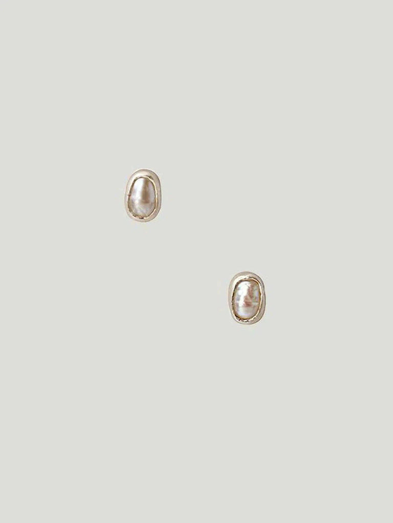 Chan Luu Freshwater Pearl Stud Earrings - AAPI Owned Brand, Accessories, BIPOC Brand, Earrings, Jewelry, Pearl, Philanthropic Brand, S/S'23, W - Luxury Women's Fashion at Queen Anna House of Fashion