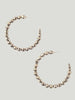 Chan Luu Large Gemstone Hoop Earrings