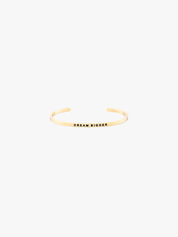 DREAM BIGGER MantraBand Bracelet - Silver - Queen Anna House of Fashion