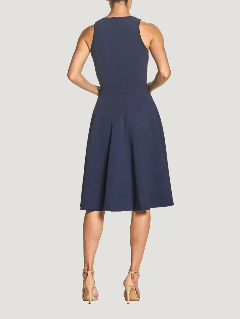 Dress The Population Catalina Dress - Blue, Dress, Eco-Conscious Brand, l, m, Midi, Navy, New Arrivals, s, S/S'23, Special Occasion, xl - Luxury Women's Fashion at Queen Anna House of Fashion