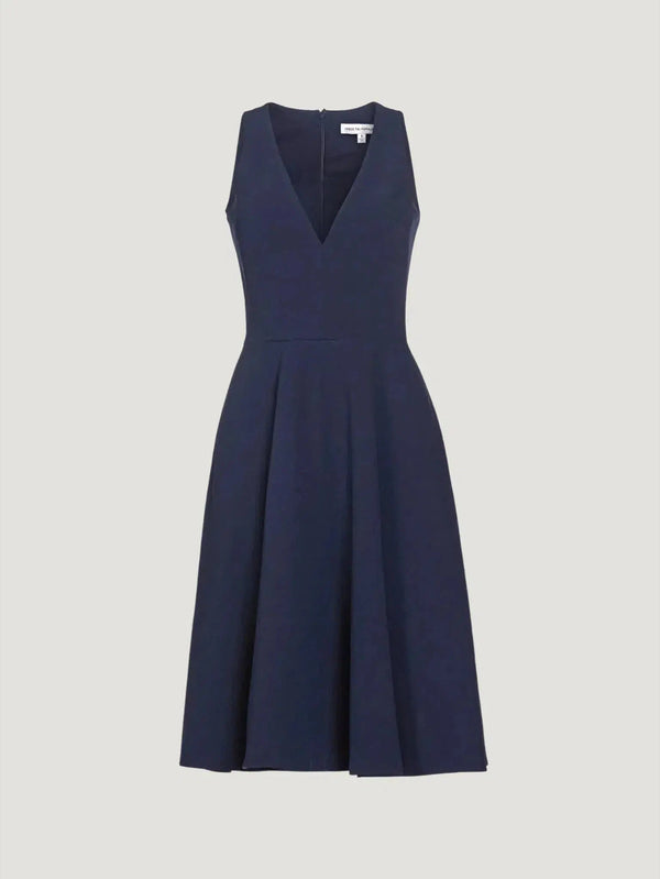 Dress The Population Catalina Dress - Blue, Dress, Eco-Conscious Brand, l, m, Midi, Navy, New Arrivals, s, S/S'23, Special Occasion, xl - Luxury Women's Fashion at Queen Anna House of Fashion