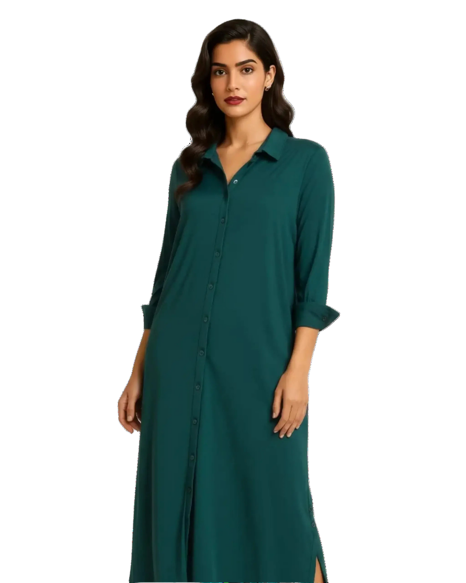 Universal Standard Universal Standard Sally Liquid Jersey Shirt Dress in 10-12 (XS) - Dress | Queen Anna House of Fashion Women's Luxury Fashion