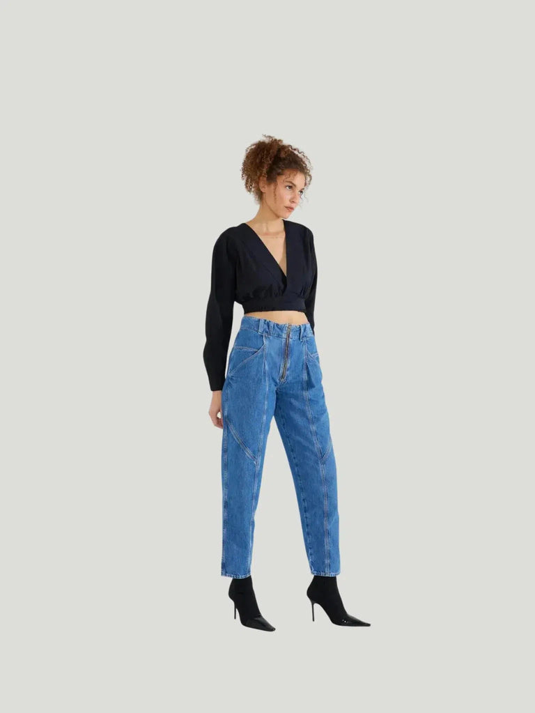 ÉTICA Denim Zoya Vintage Utility Pant - A/W'23, BIPOC Brand, Bottoms, Denim, Eco-Conscious Brand, Everyday Wear, New Arrivals, Pants - Luxury Women's Fashion at Queen Anna House of Fashion