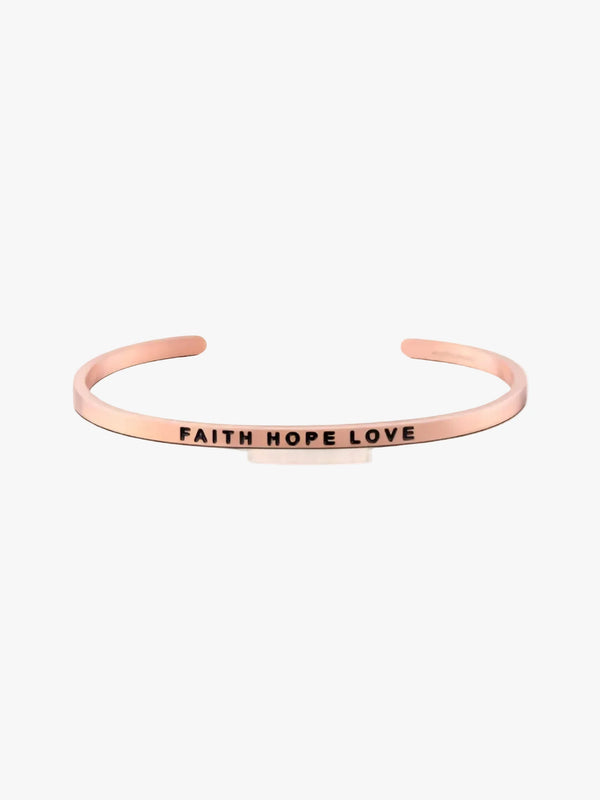 FAITH, HOPE, LOVE MantraBand Bracelet-MantraBand-Queen Anna House of Fashion