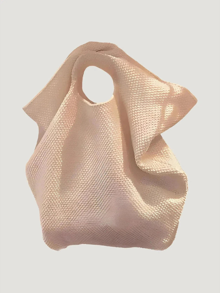 Fifth & Ninth Camila Knit Bag - Accessories, Beige, Brown, F/W'21, Handbags, Khaki, Knit, Sale, Tote Bags, US Based Brand, US Owned  - Luxury Women's Fashion at Queen Anna House of Fashion