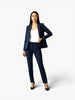 Forcast Safina Single-Breasted Blue Blazer for Women