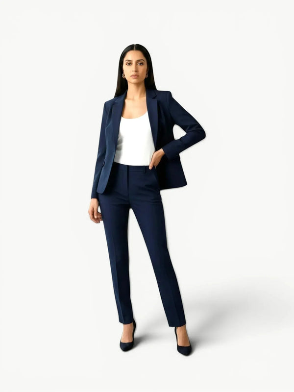 Forcast Forcast Safira Blue Pant Suit in Blazer - Bottom | Queen Anna House of Fashion Women's Luxury Fashion