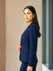 Forcast Forcast Safira Blue Pant Suit in Blazer - Bottom | Queen Anna House of Fashion Women's Luxury Fashion