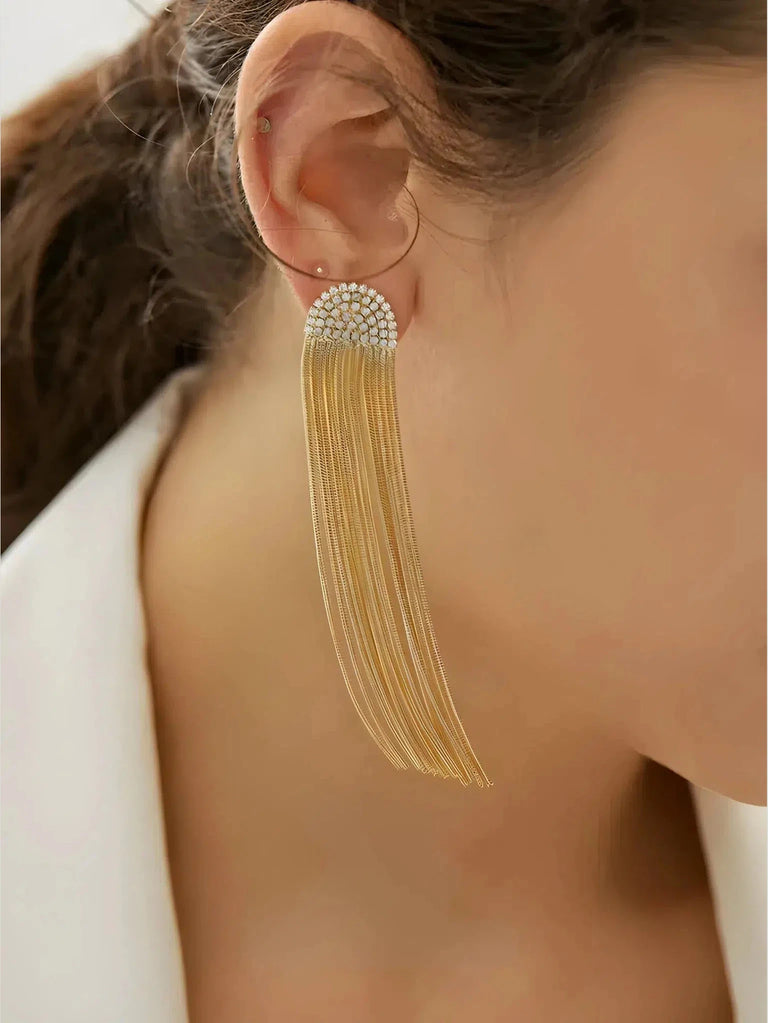Furano-Studio-18k-Gold-Plated-Tassel-Earrings-Queen-Anna-House-of-Fashion